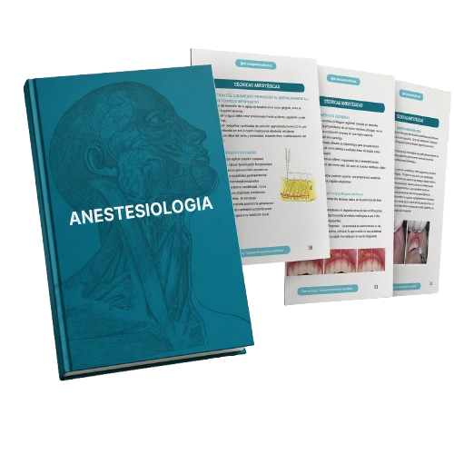 Libro de Anestesia Dental con páginas internas del material