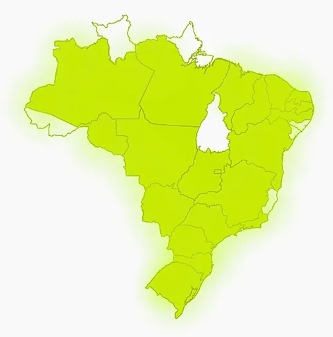 Mapa do Brasil, aprovações Buco Approve