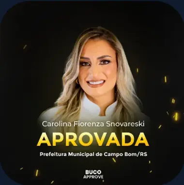 Carolina Fiorenza Snovareski, aprovada: Prefeitura Municipal de Campo Bom, RS