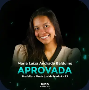 Maria Luiza Andrade Balduino, aprovada: Prefeitura Municipal de Maricá, RJ