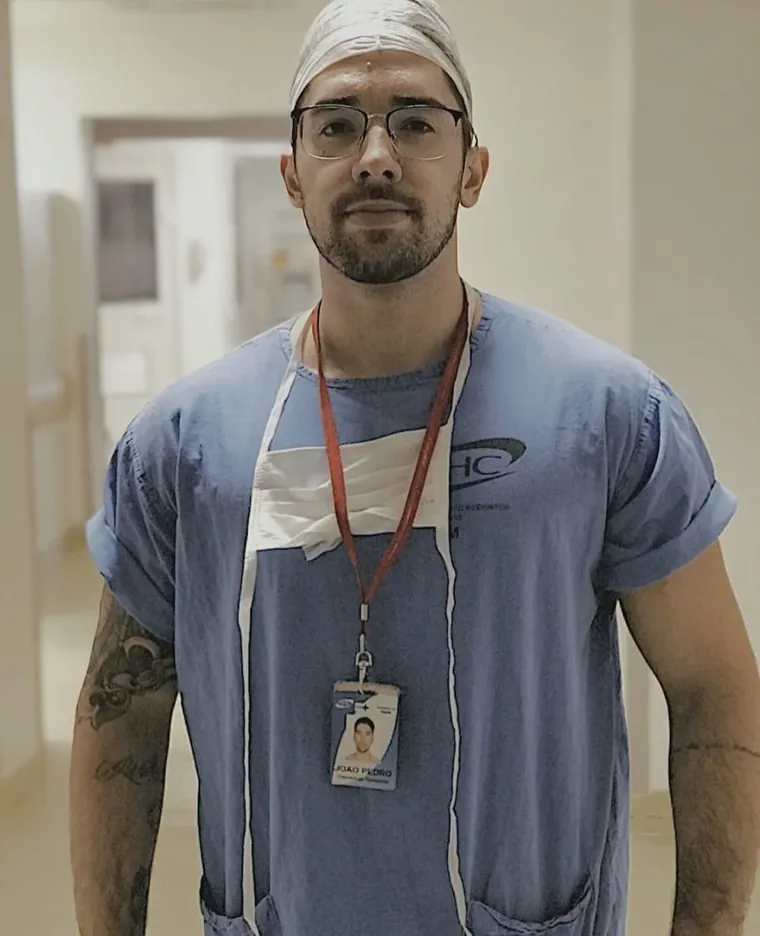 Dr. João Pedro Silveira no hospital