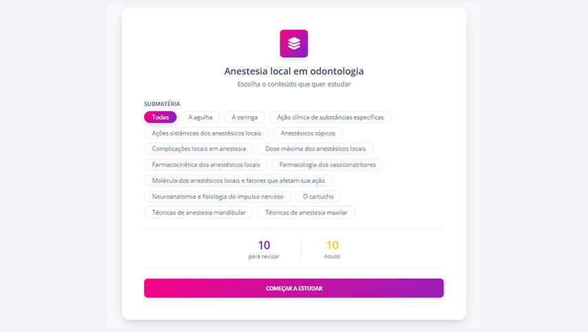 Flashcards do Buco App