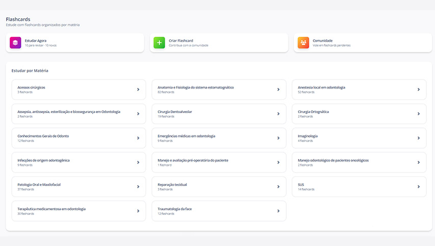 Flashcards do Buco App