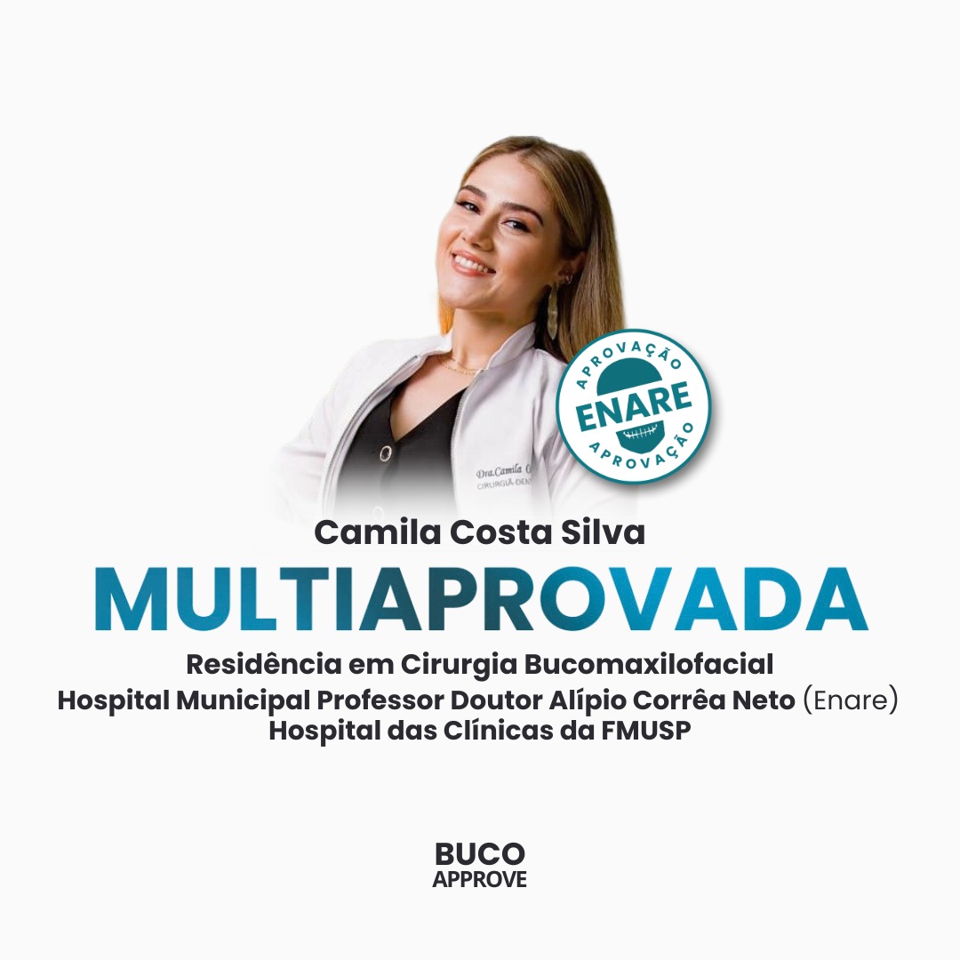 Camila, aprovada no ENARE