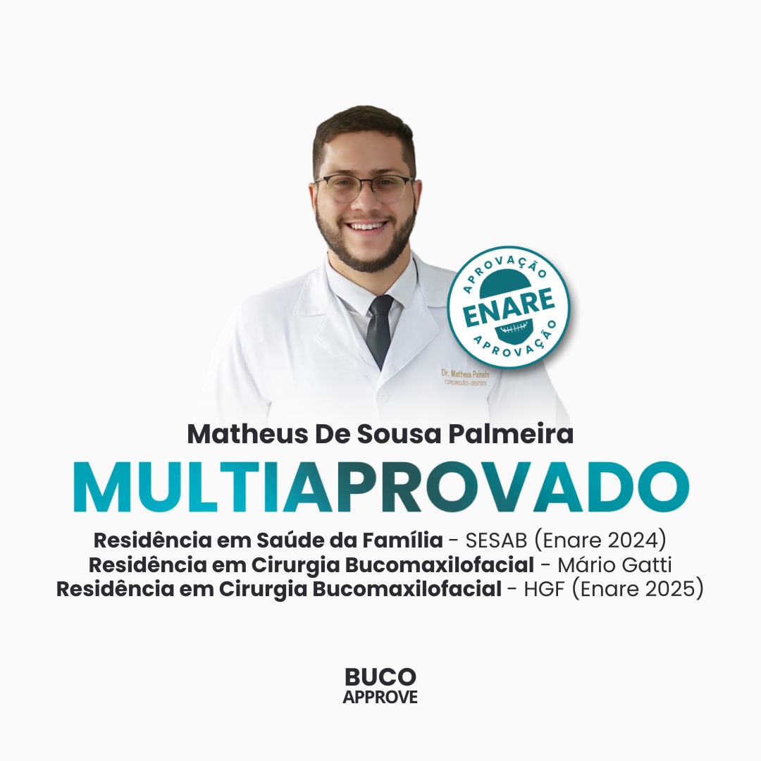 Matheus, aprovado no ENARE