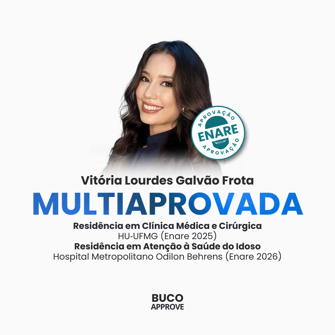 Vitória, aprovada no ENARE